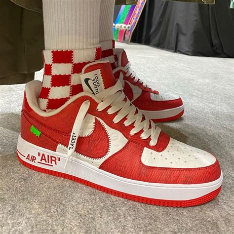 louis vuitton air force 1 orange